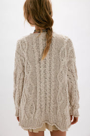 Opal Knit Cardi in Tea by Free People