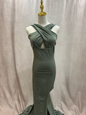 Finley Gown #928  Rust Olive