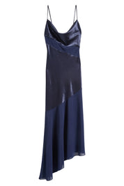 Lainey Cowl Neck Midi Dress in Navy | Lulus