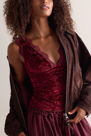 Loved You First Cami in Cabernet | Free People