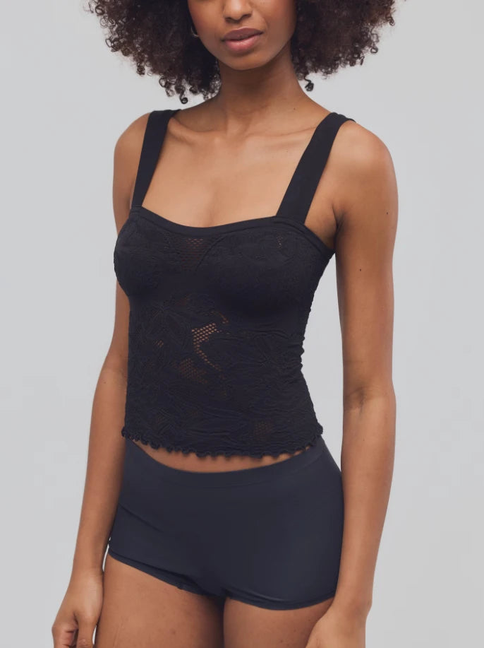 Free People Heirloom Cami in Black