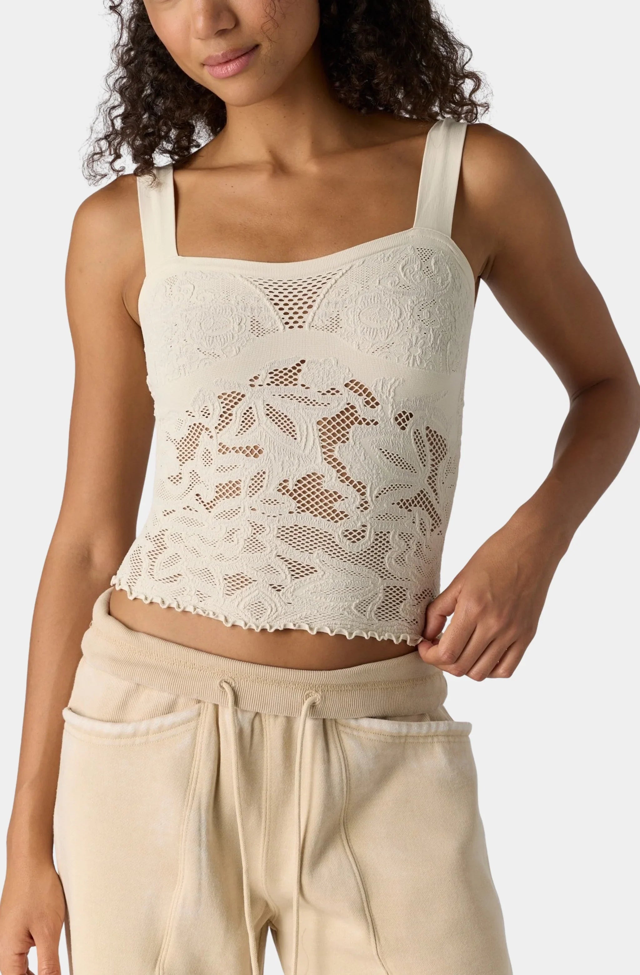 Free People Heirloom Cami in Tofu