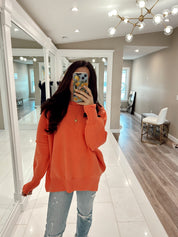 Campus Cutie Sweater Coral