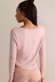 Dream State Henley Top | Peach | Free People