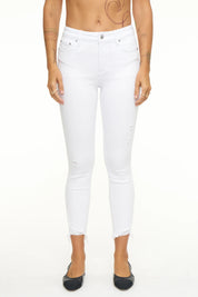 Audrey Mid Rise Skinny- Seashell Vintage