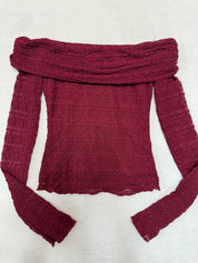 Leighann Lace Top Wine