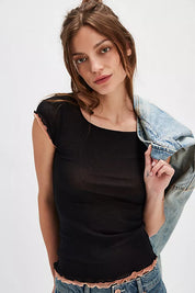 Double Take Mesh Tee Black FP
