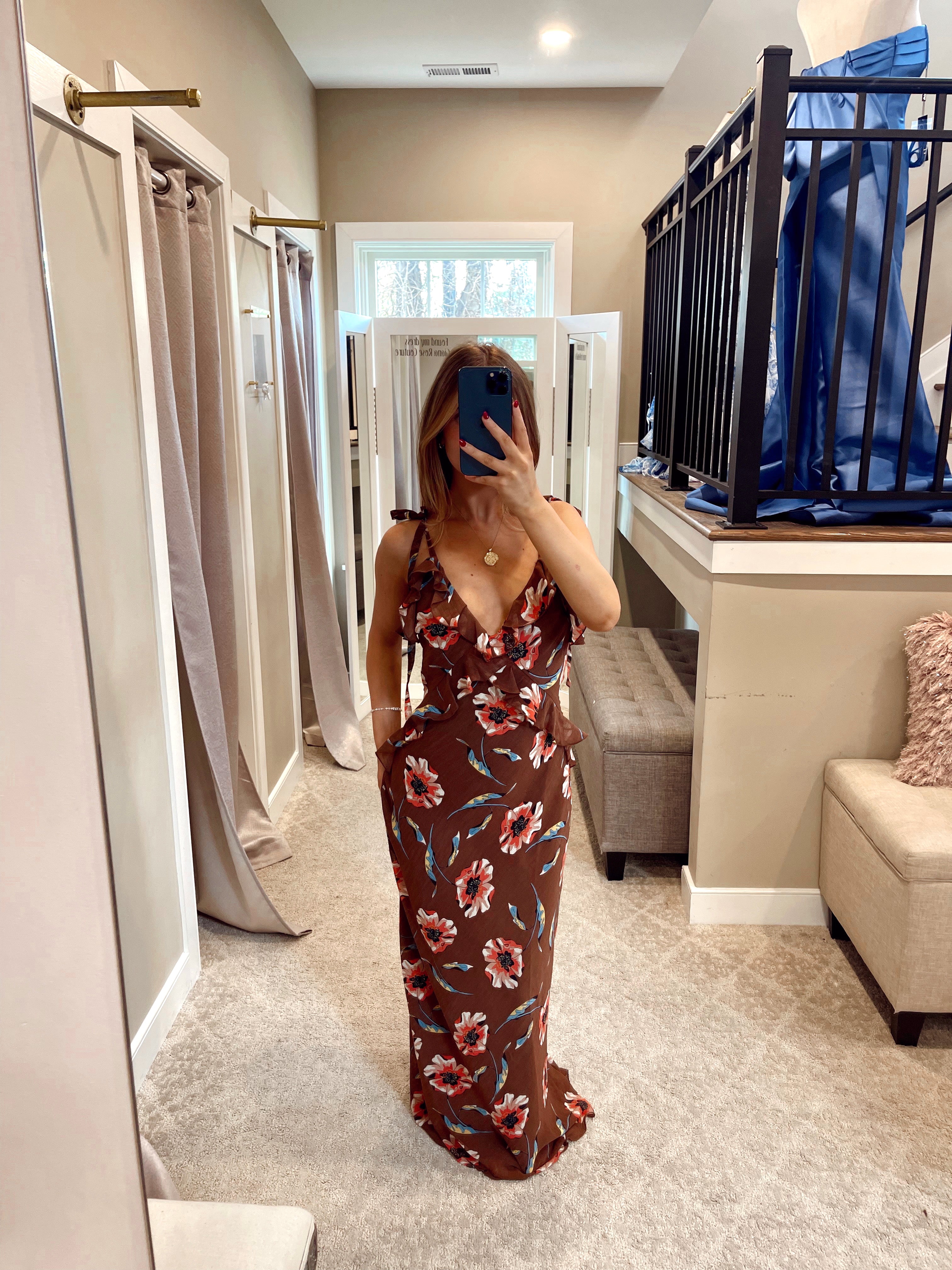 Adalina Dress- Brown