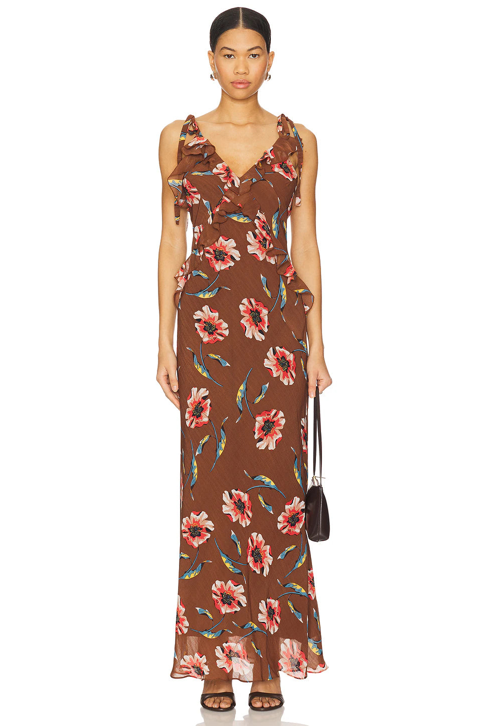 Adalina Dress- Brown