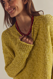 Opal Rollneck Sweater Mango Mint Fp