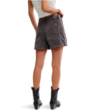 We The Free Tippi Vegan Suede Shorts FP Dark Grey