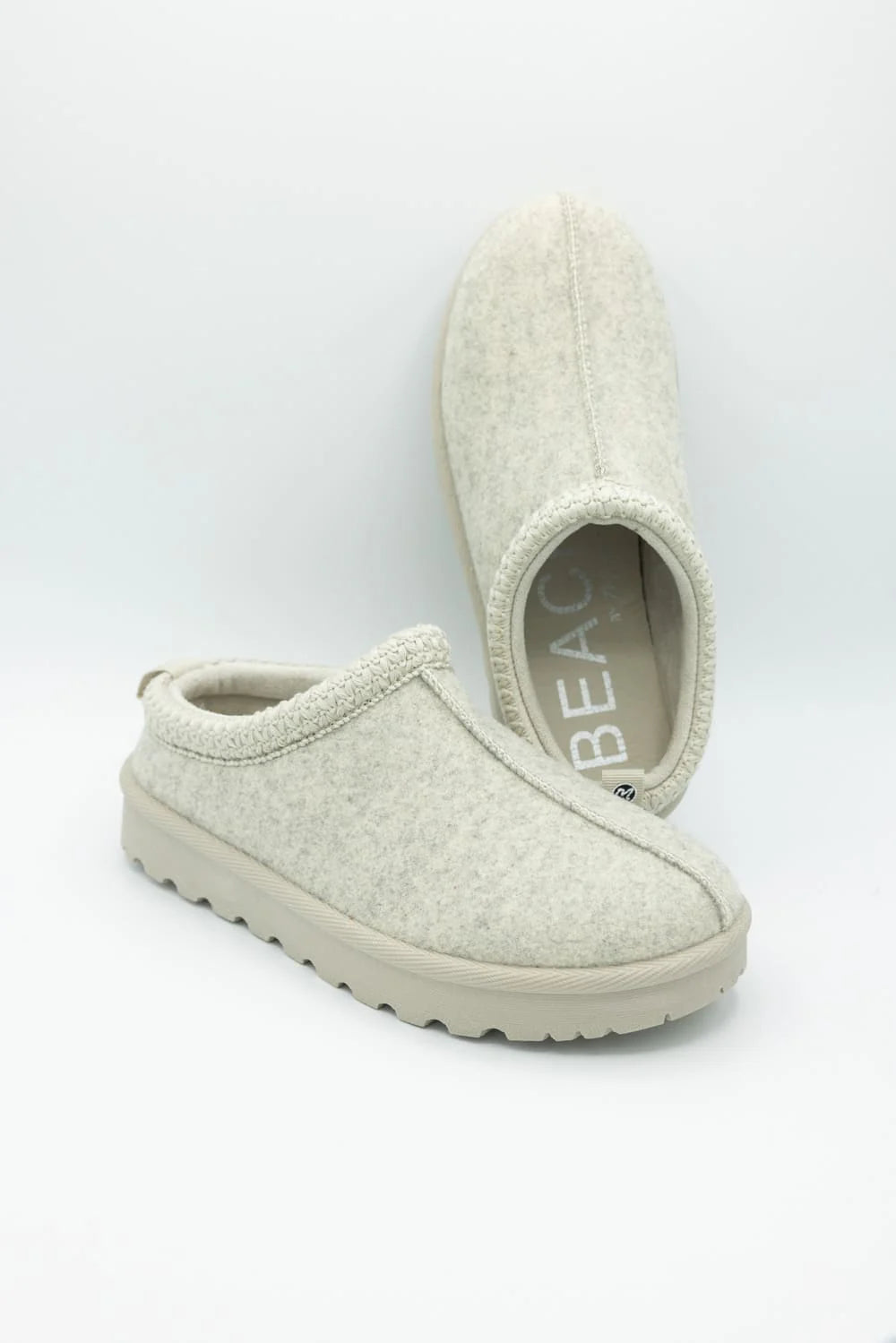 Zen Cloud Slippers in Grey Oatmeal