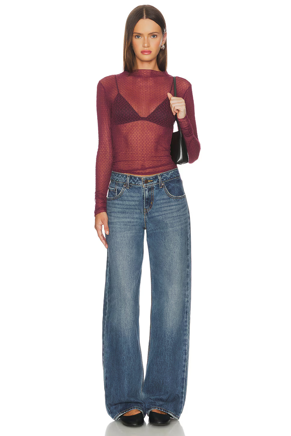 Minding My Business Top in Crushed Berry