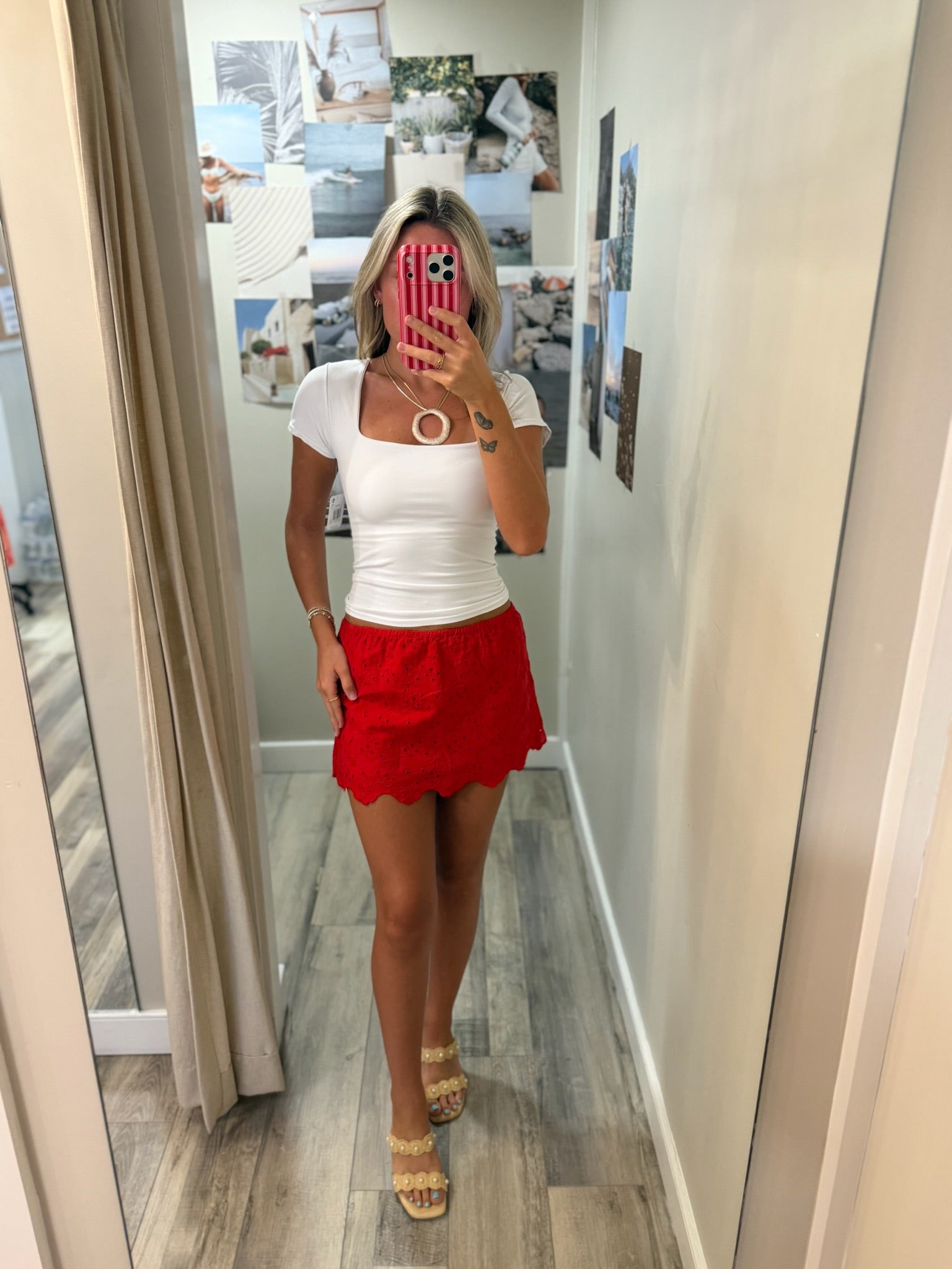 Eyes on You Skort | High Risk Red | Free People