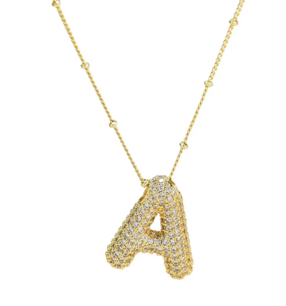 Bling Inital Necklace