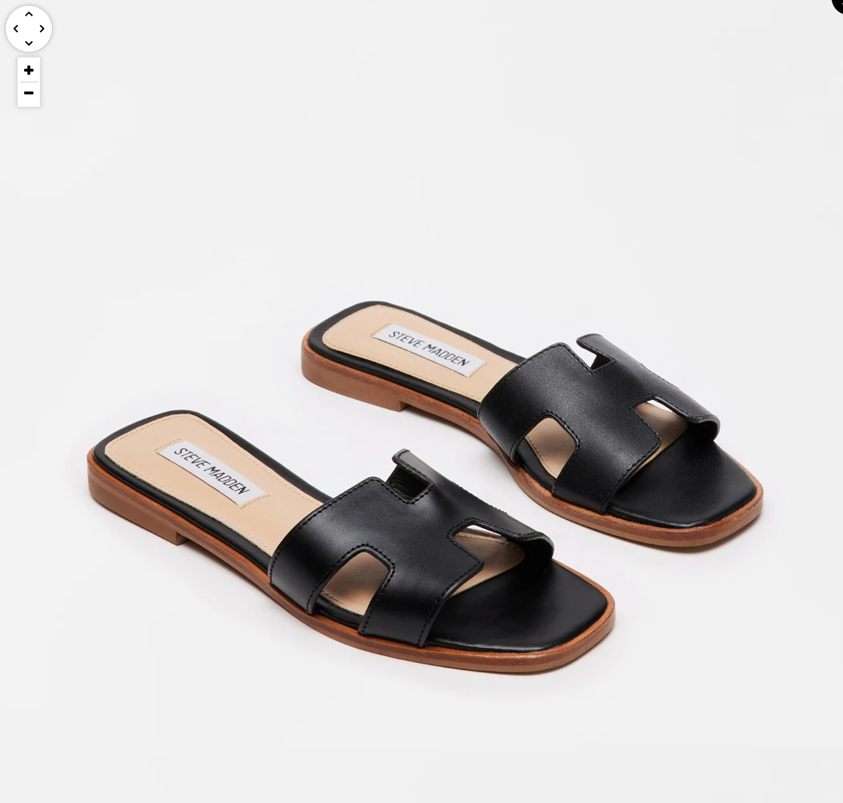 HADYN Black Leather Sandal