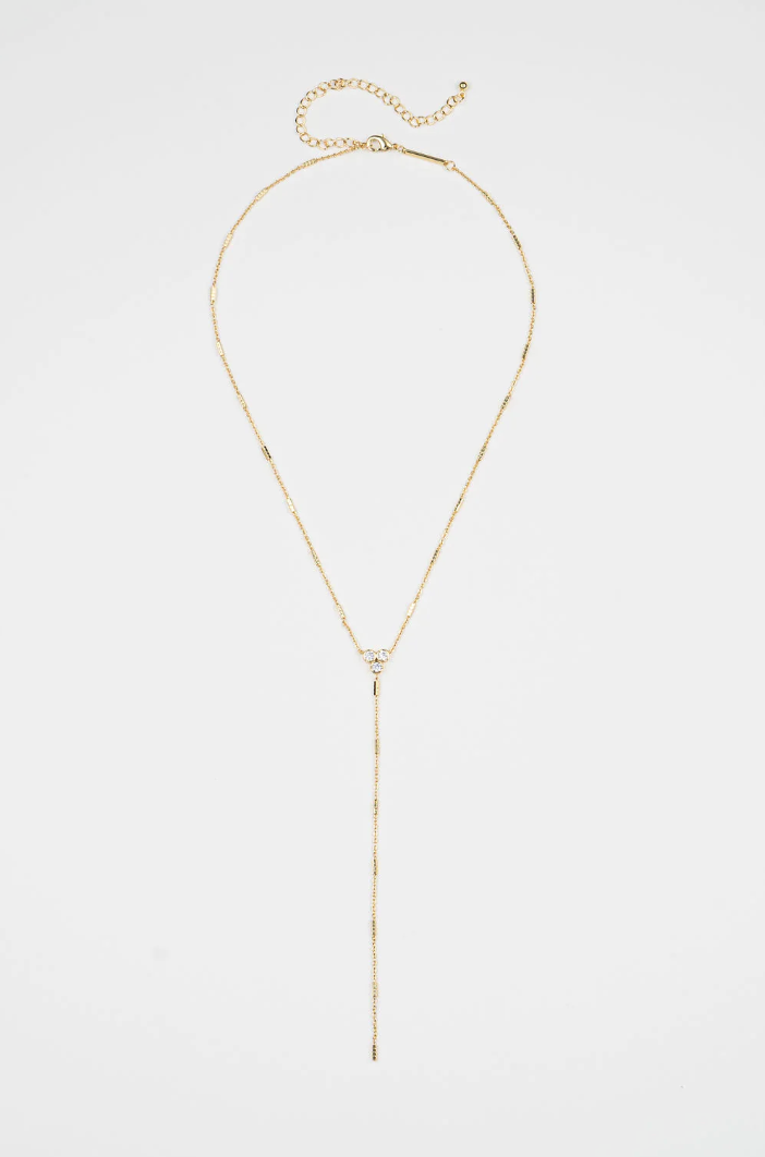 Shiny Lariat Necklace