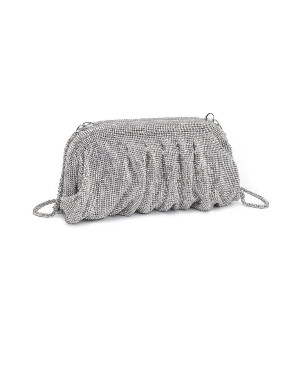 Irina Evening Bag - Silver