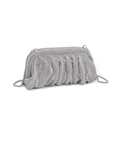 Irina Evening Bag - Silver