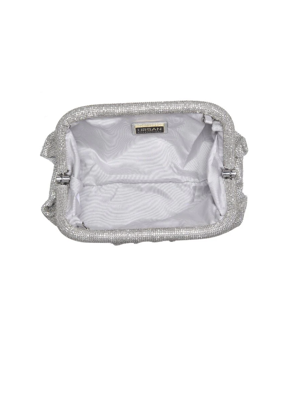 Irina Evening Bag - Silver