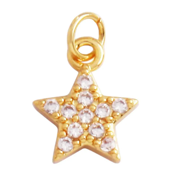 Mini Pave Star Charm