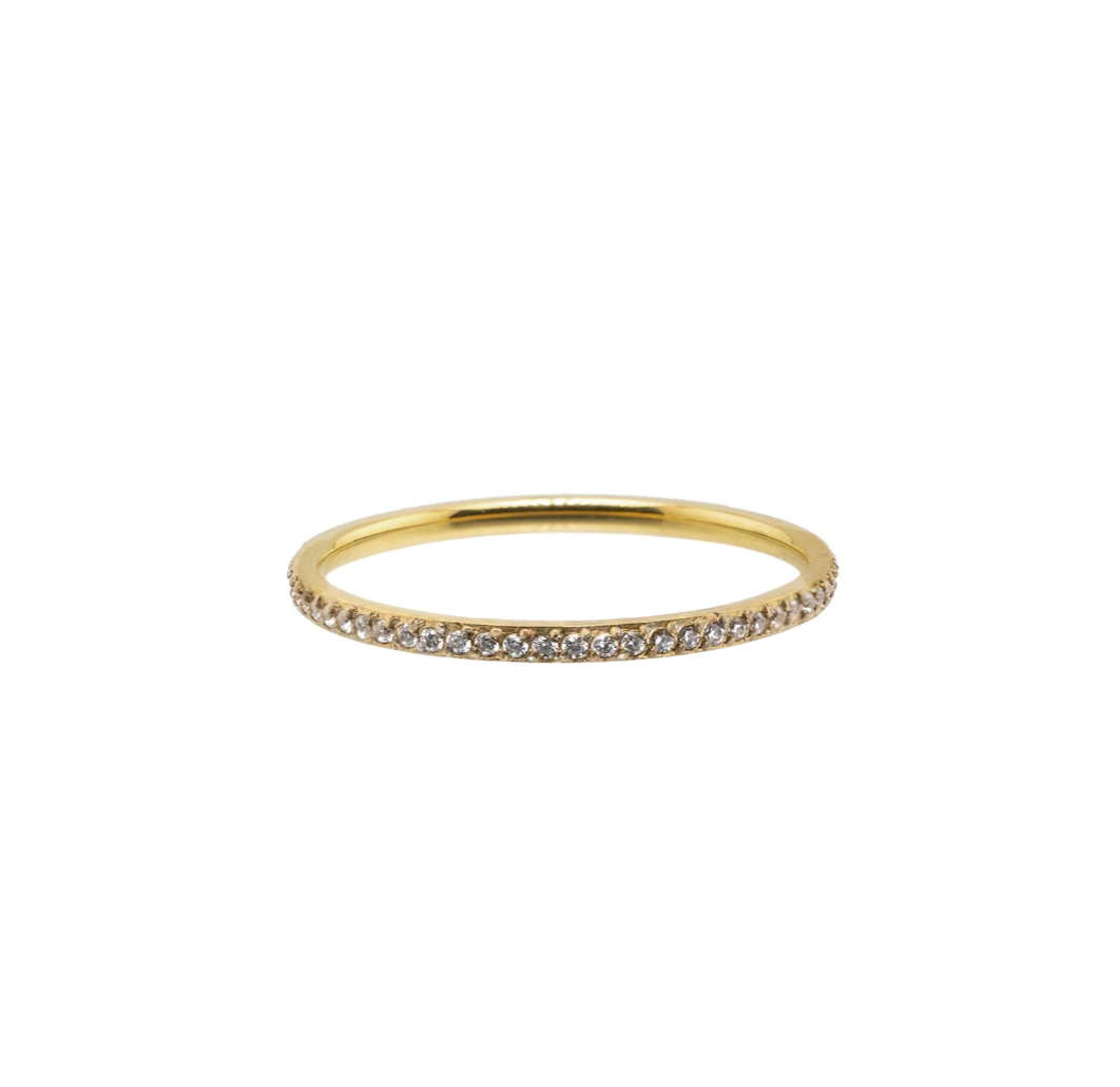 Dainty Diamond Band Ring