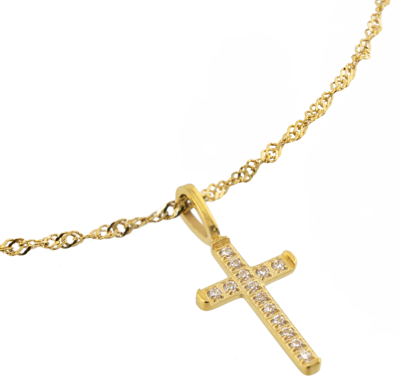 Diamond Cross Necklace