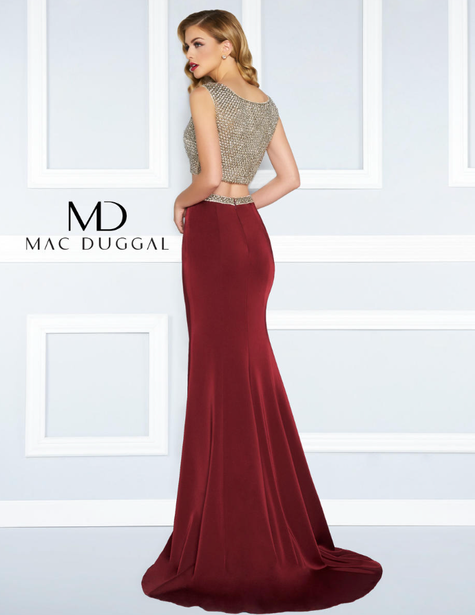 【MAC DUGGAL】マック・ダガル ワンショルダー シフォンガウン MAC DUGGAL – Giana Rose Couture