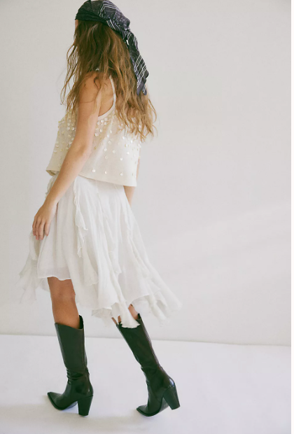 Susanna Midi Skirt White Alyssum FP