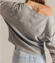 We The Free Jess Long Sleeve Heather Grey
