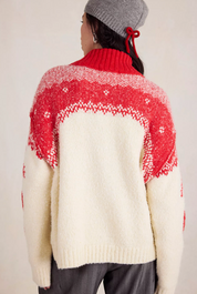 Mythical Knit Sweater FP Vanilla Scarlet