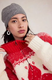 Mythical Knit Sweater FP Vanilla Scarlet