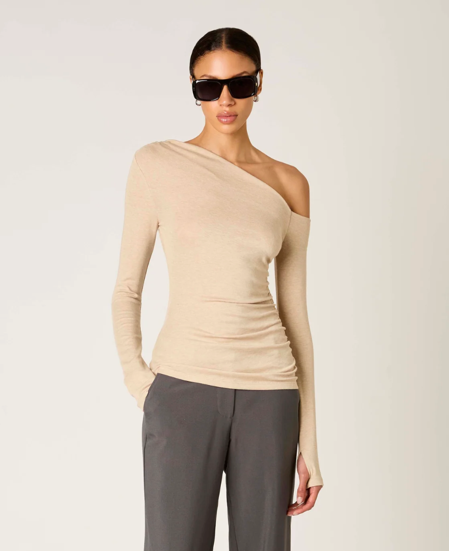 Cleo Top in Oatmeal
