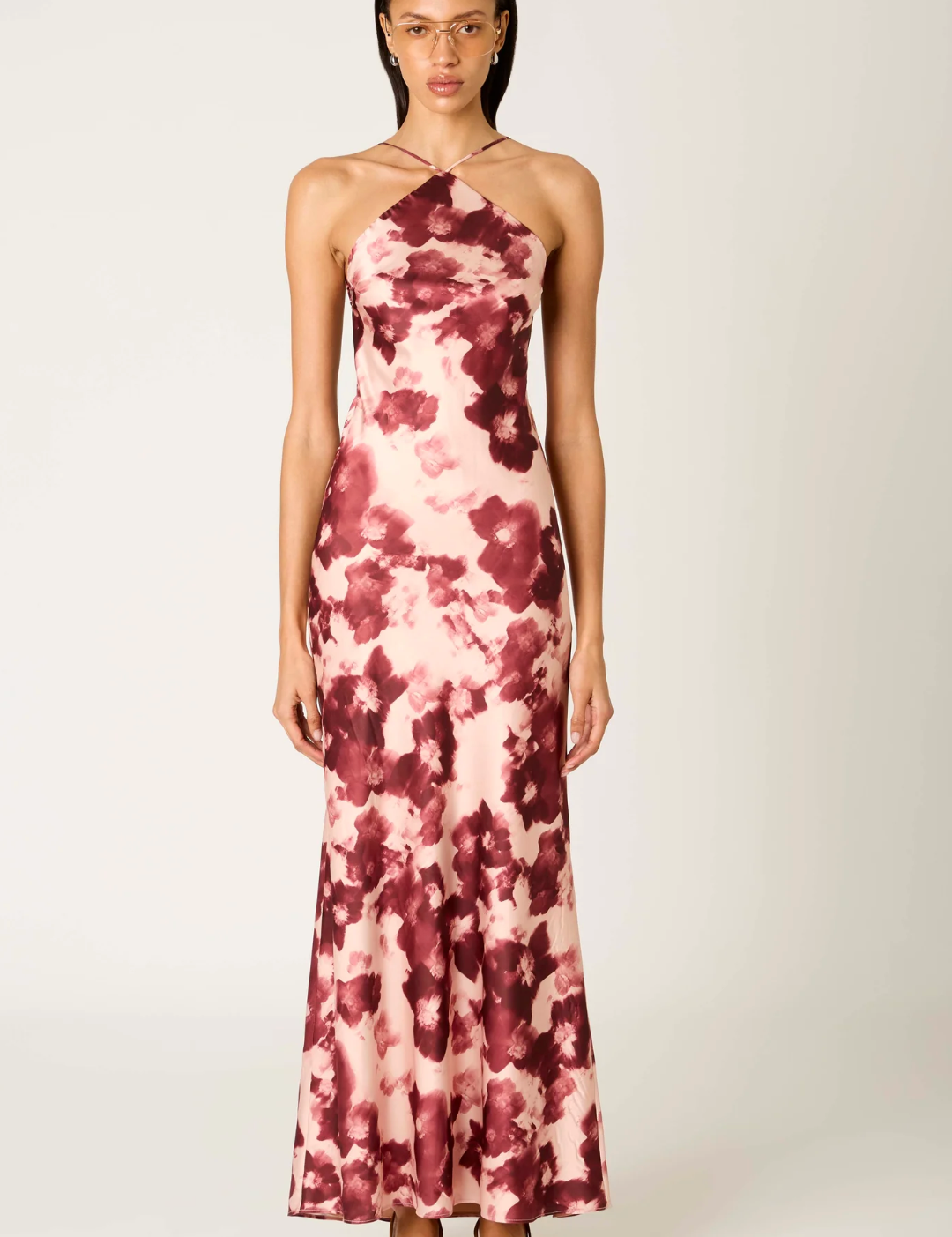 rose red color dress RED ROSE ONE-SHOULDER MAXI DRESS IN RED | CULT MIA