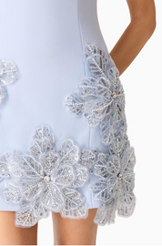 Skye Embellished Dress in Blue by Elliatt