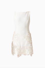 Skye Embellished Dress in White by Elliatt