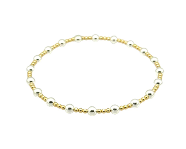 Angelina 14K Gold Filled Ball Beaded Bracelet