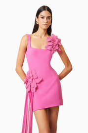 Janelle Party Mini Dress In Pink by Elliatt