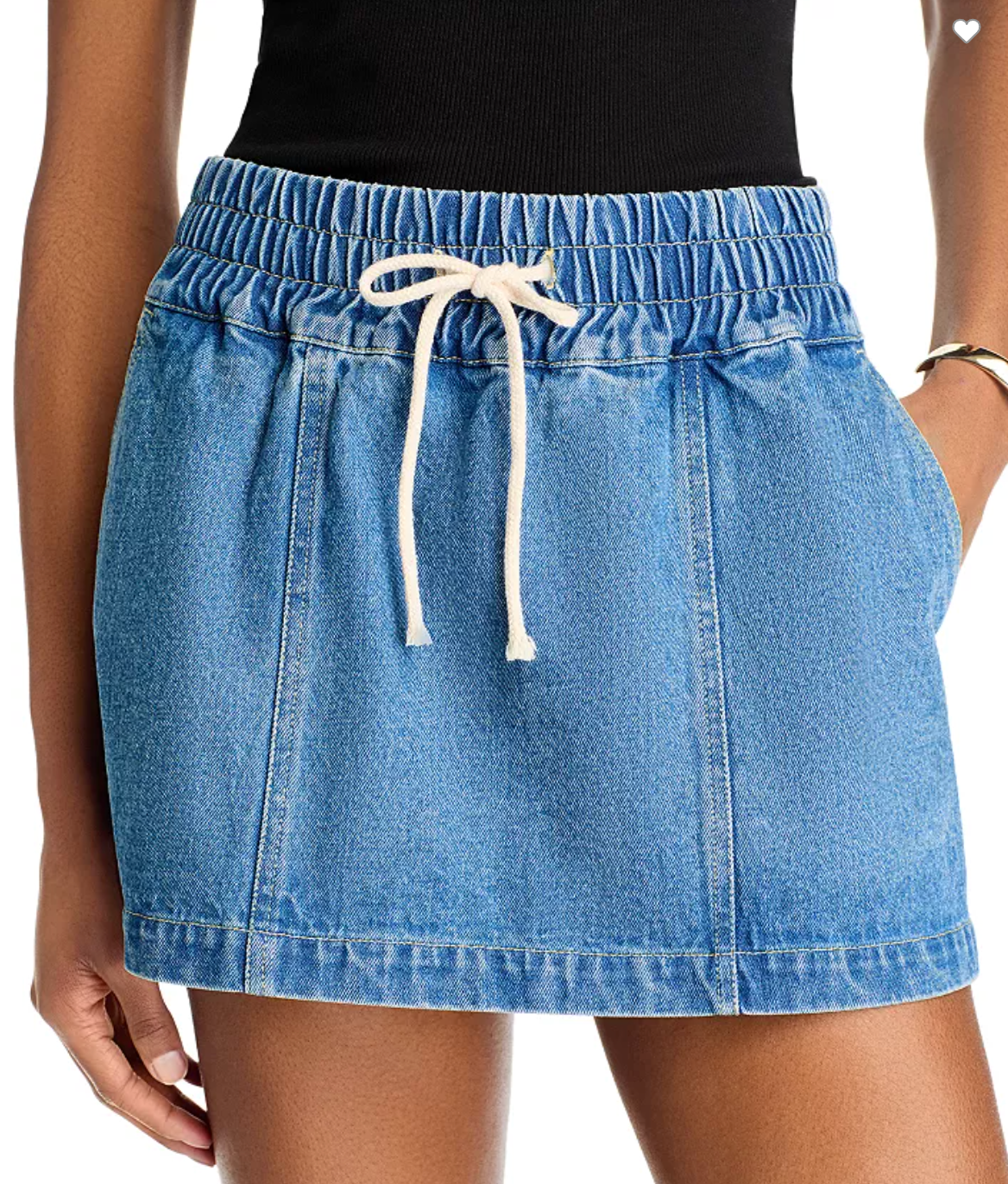 Kohana Skort in Medium Denim