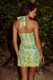 ANACAPRI MINI DRESS LEMON