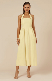 Locklea Midi Dress Lemon