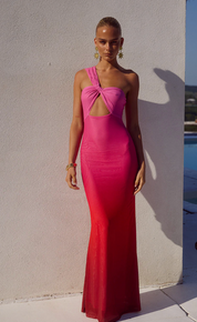 KYREE MAXI DRESS - PINK OMBRE