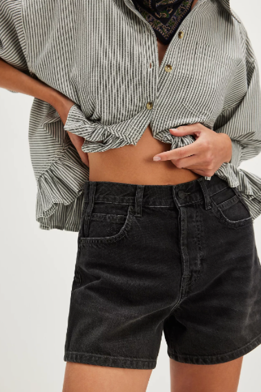 We The Free Tippi Denim Shorts Black