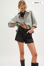 We The Free Tippi Denim Shorts Black