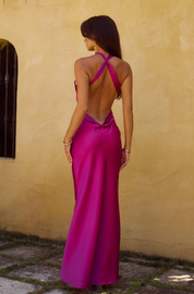 CHARA MAXI DRESS- MAGENTA