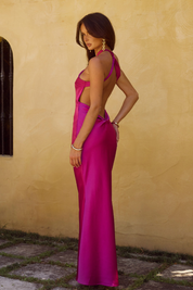 CHARA MAXI DRESS- MAGENTA