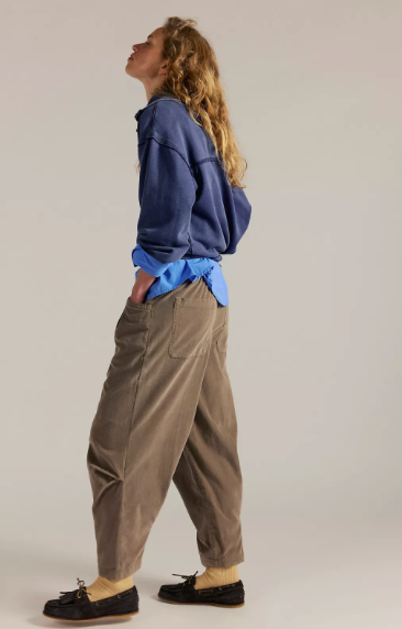 We The Free Nice Choice Cord Jeans in Fossil Dune