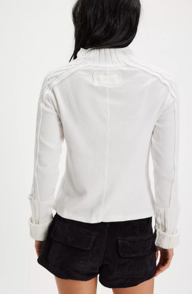 We The Free Breezy Swit Top in Ivory