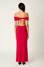 Evangeline Dress Crimson