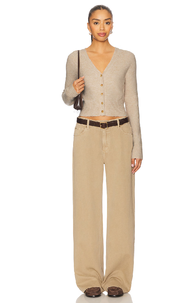 School Girl Cardi Feather Grey Melange FP